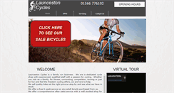 Desktop Screenshot of launcestoncycles.co.uk